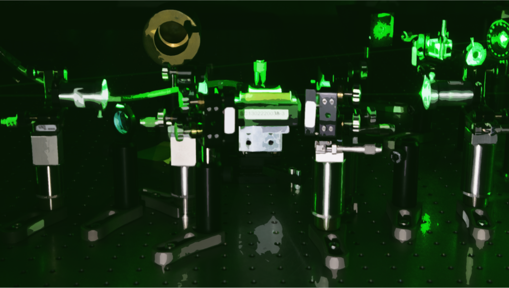 Optical Parametric Oscillator schematic
