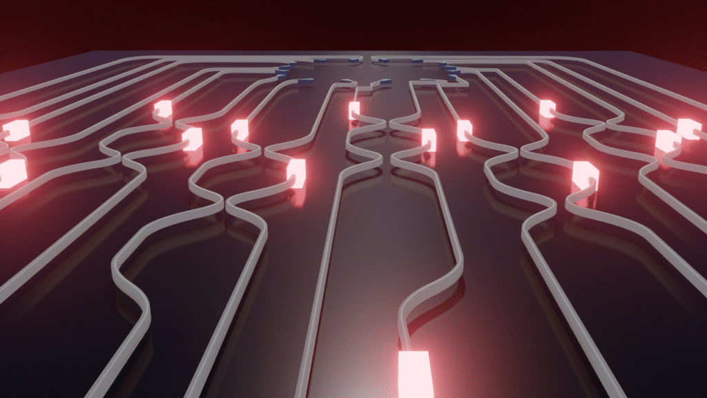 Structured light generation animation